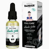 Full Care Organic Beard & Hair Oil, Black Edition - Monsieur Barbier